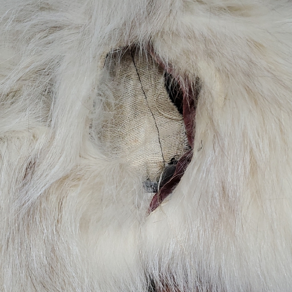 Vintage Cream Fur Cape Dunwoody Furs Drama Romantic Rock Myth Rich Retro - Picture 12 of 16